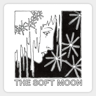 The Soft Moon ::::: Retro Style Fan Design Magnet